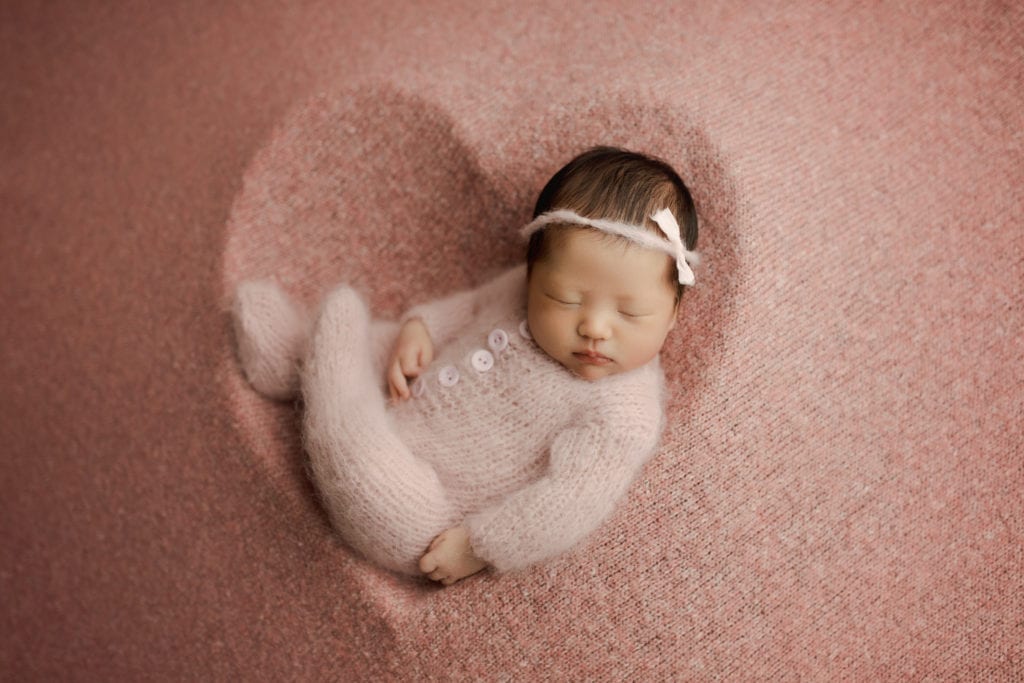newborn baby girl photo shoot